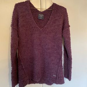 Abercrombie & Fitch woman’s size small chunky purple sweater
